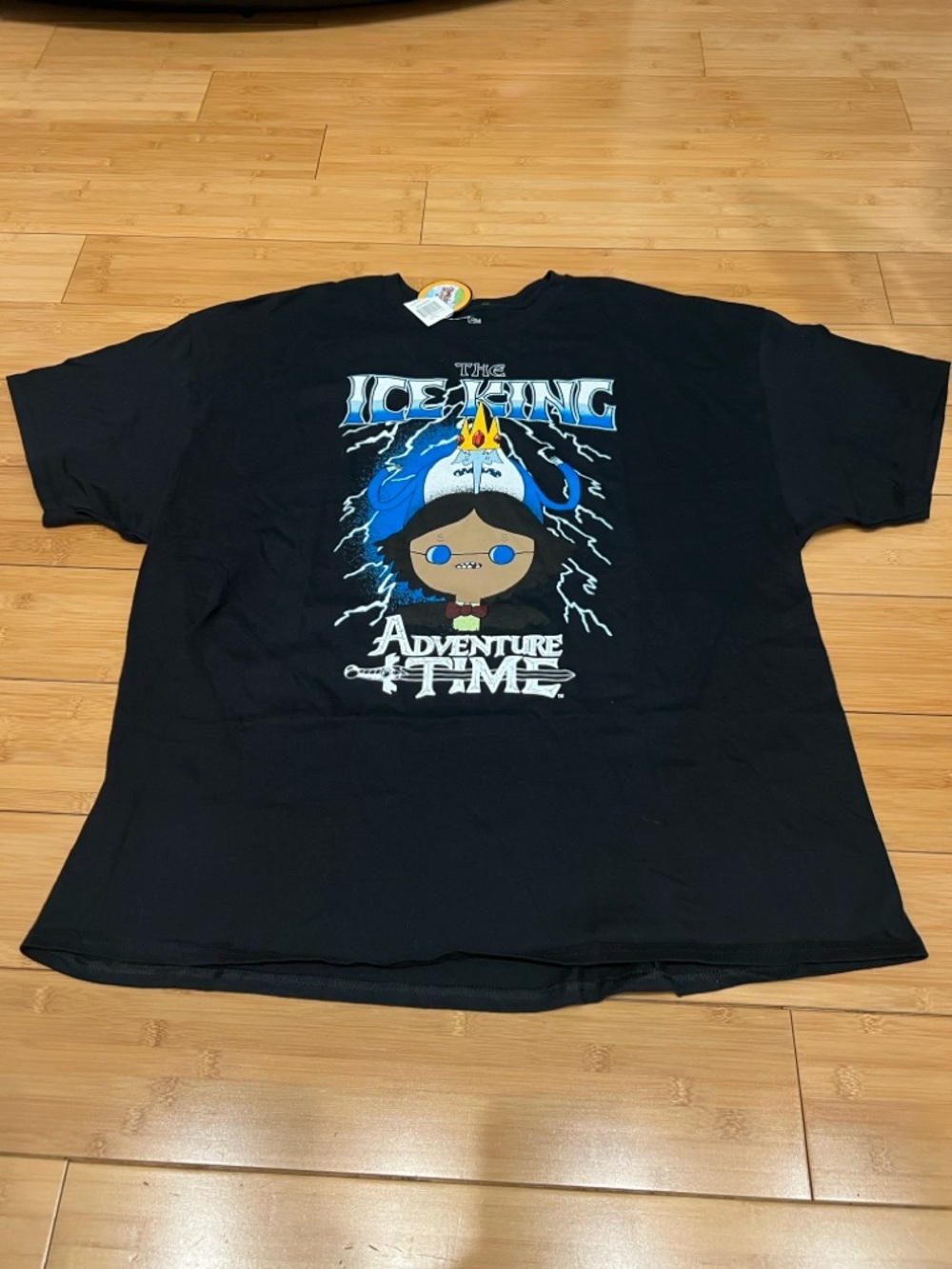 Cartoon Network Adventure Time Ice King And Simon Classic T-Shirt 3XL Black